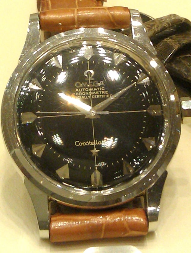 F21 Case 67 Year 50 60 Connie SS black pie pan dial AHM cross hair watch.jpg