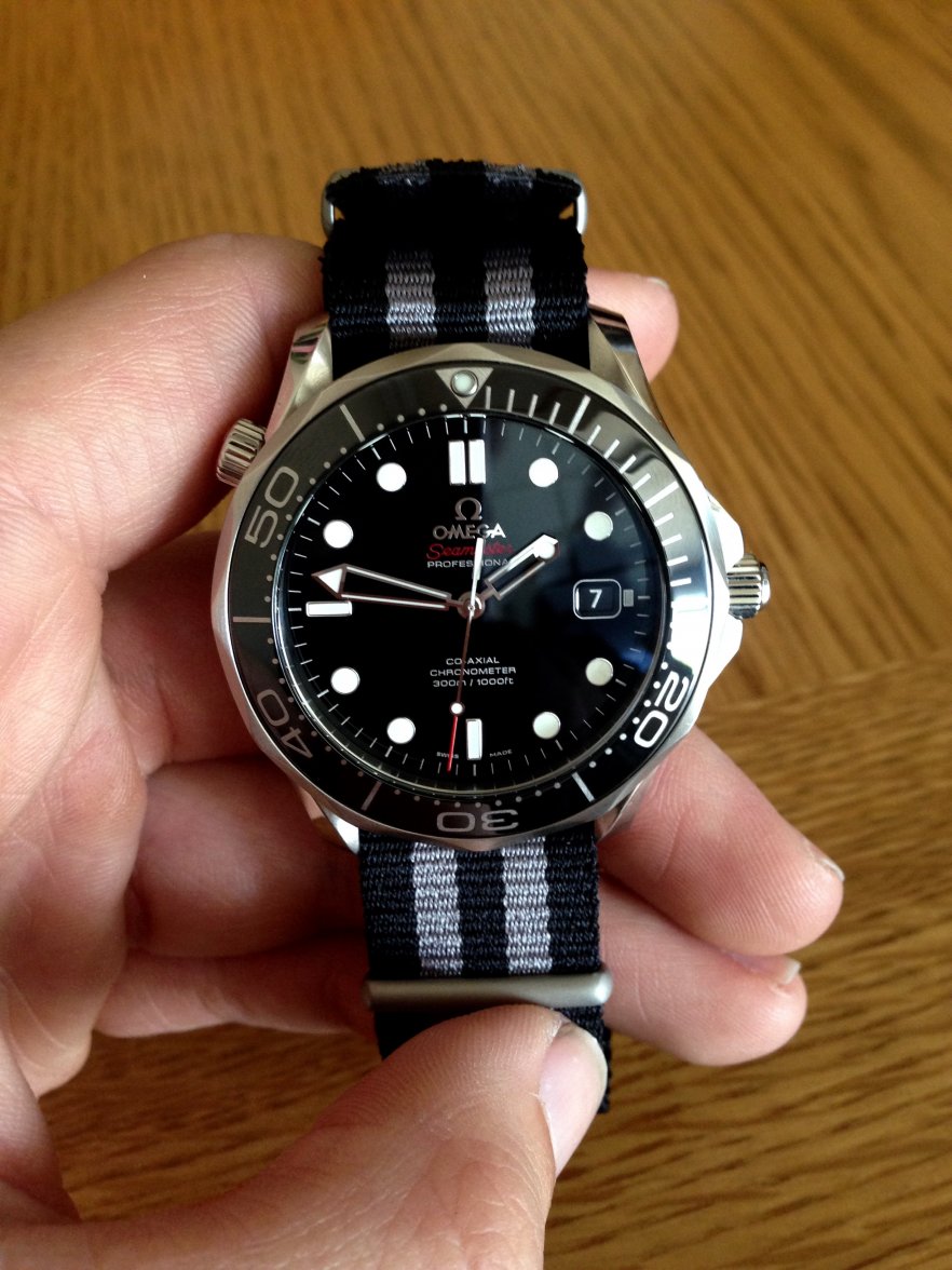 Timefactors Bond NATO on Seamaster 