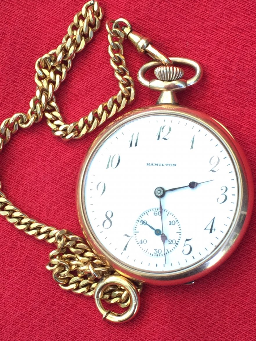 1921 hamilton pocket watch