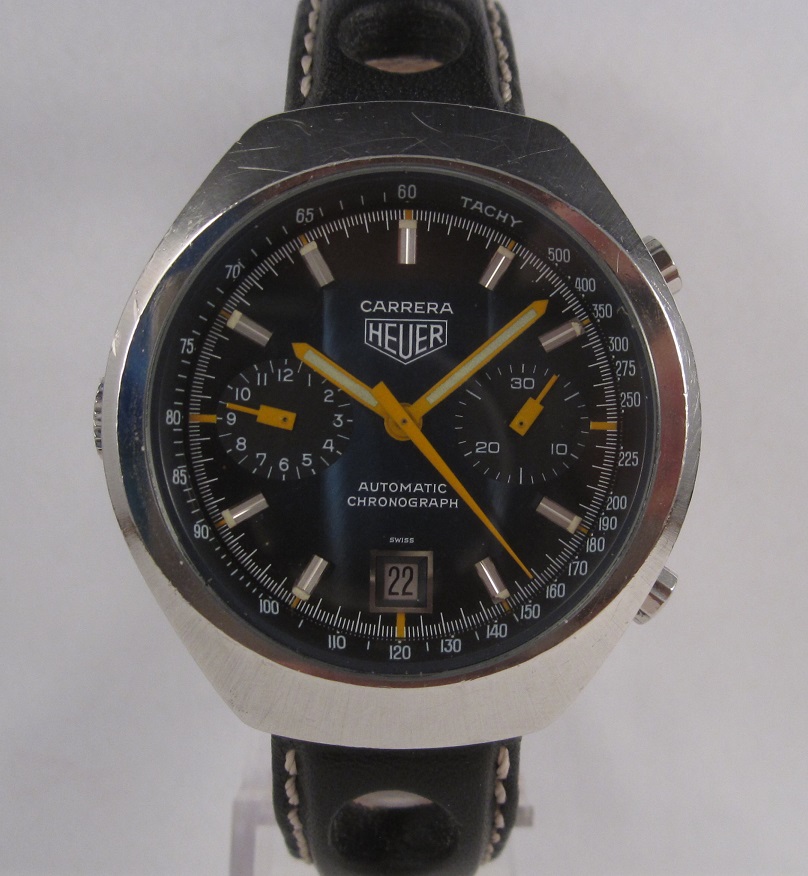 SOLD - Heuer Carrera automatic chronograph, ref 110.573, cal 12 | Omega ...