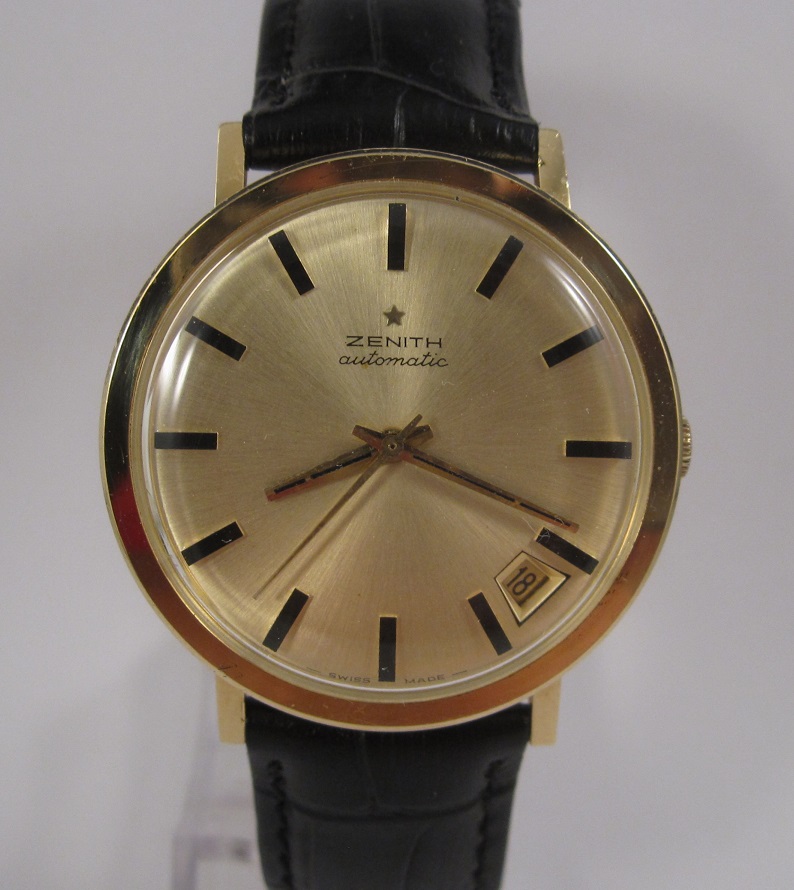 FS - Zenith Automatic with date, cal 2552, 18K, immaculate condition ...