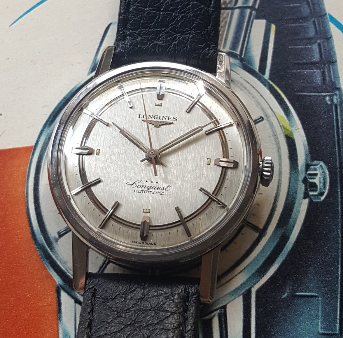 SOLD - Longines Conquest Ref. 9020 rare railtrack dial | Omega Forums