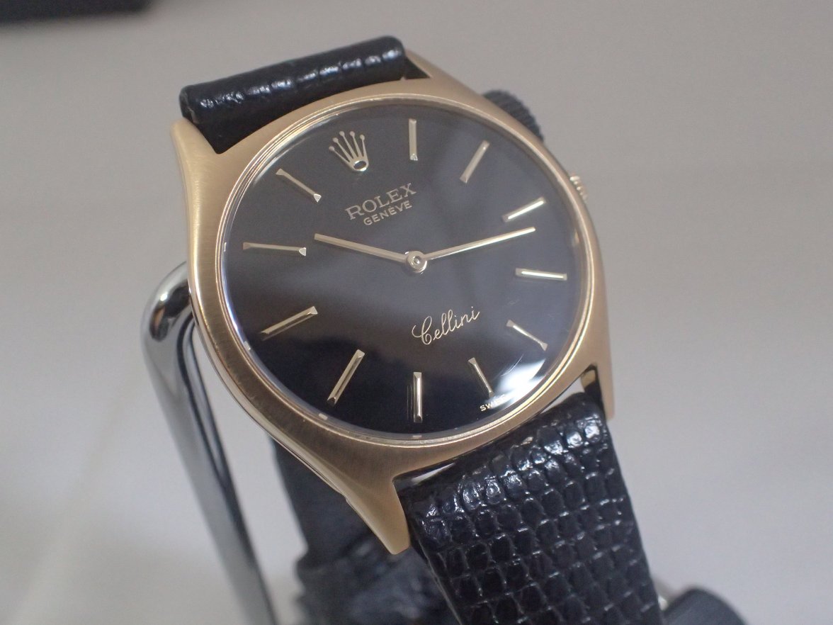 *SOLD* - Rolex Cellini Ref 3806 - Gloss Black Dial | Omega Forums