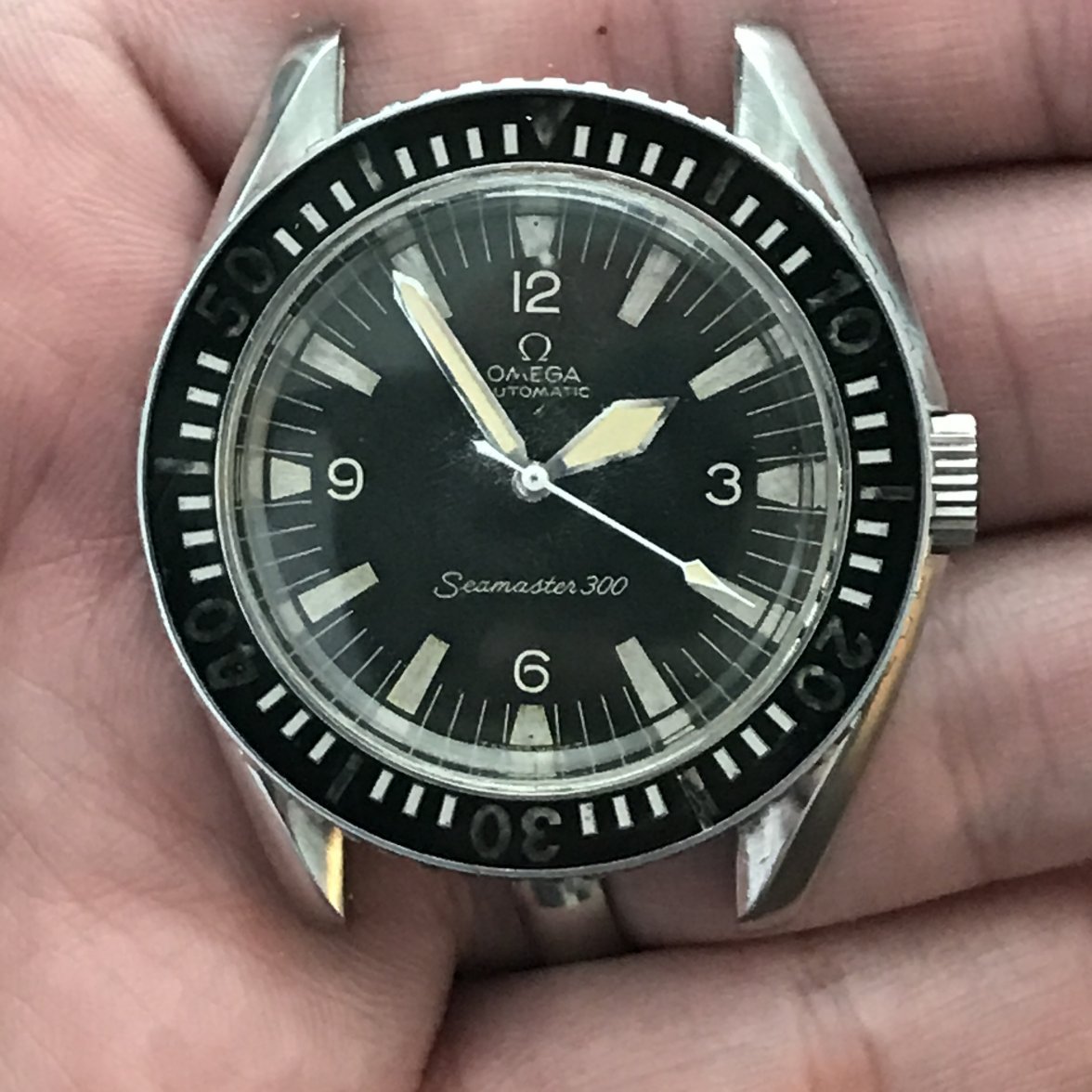 SOLD - 1967 Vintage Omega Seamaster 300 Dive Watch, 165.024, Cal 552 ...