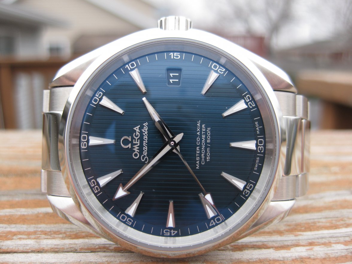 Omega Aqua Terra - Skyfall Blue 