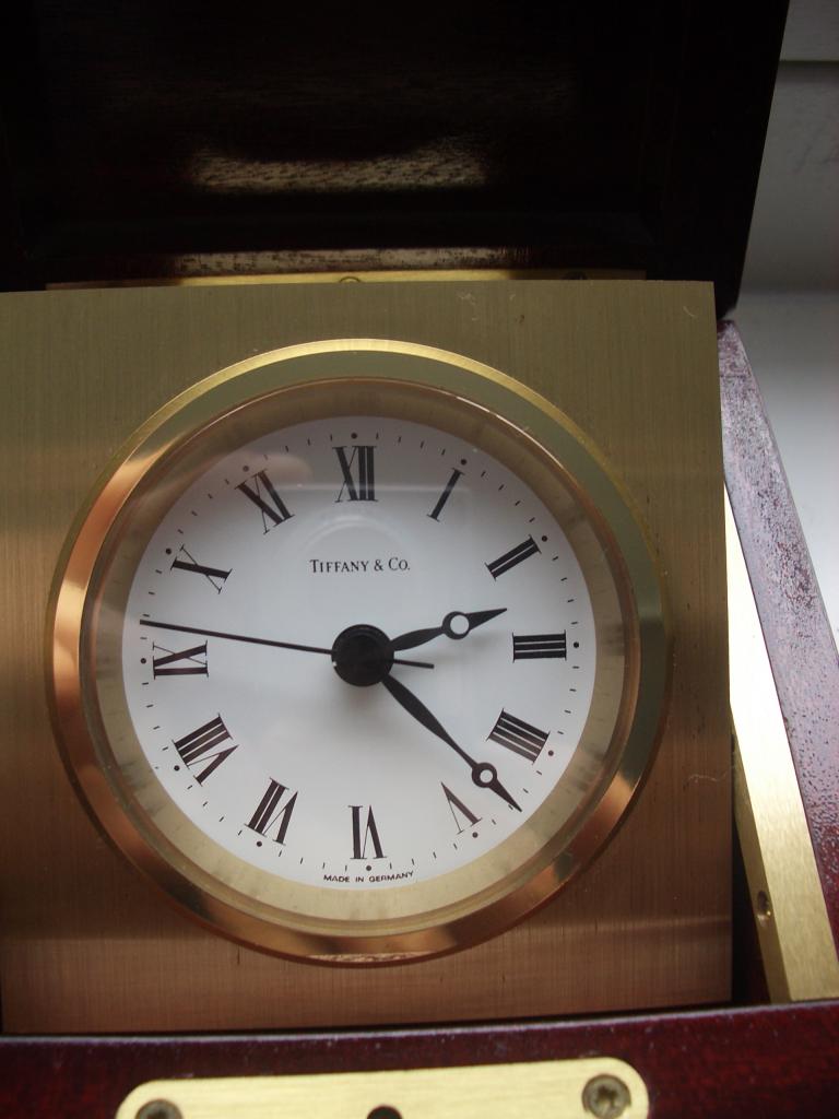 SOLD Tiffany desk clock Omega Forums