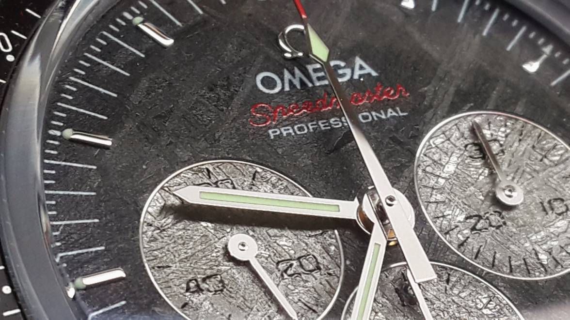 Speedy meteorite dial close up HR2.jpg