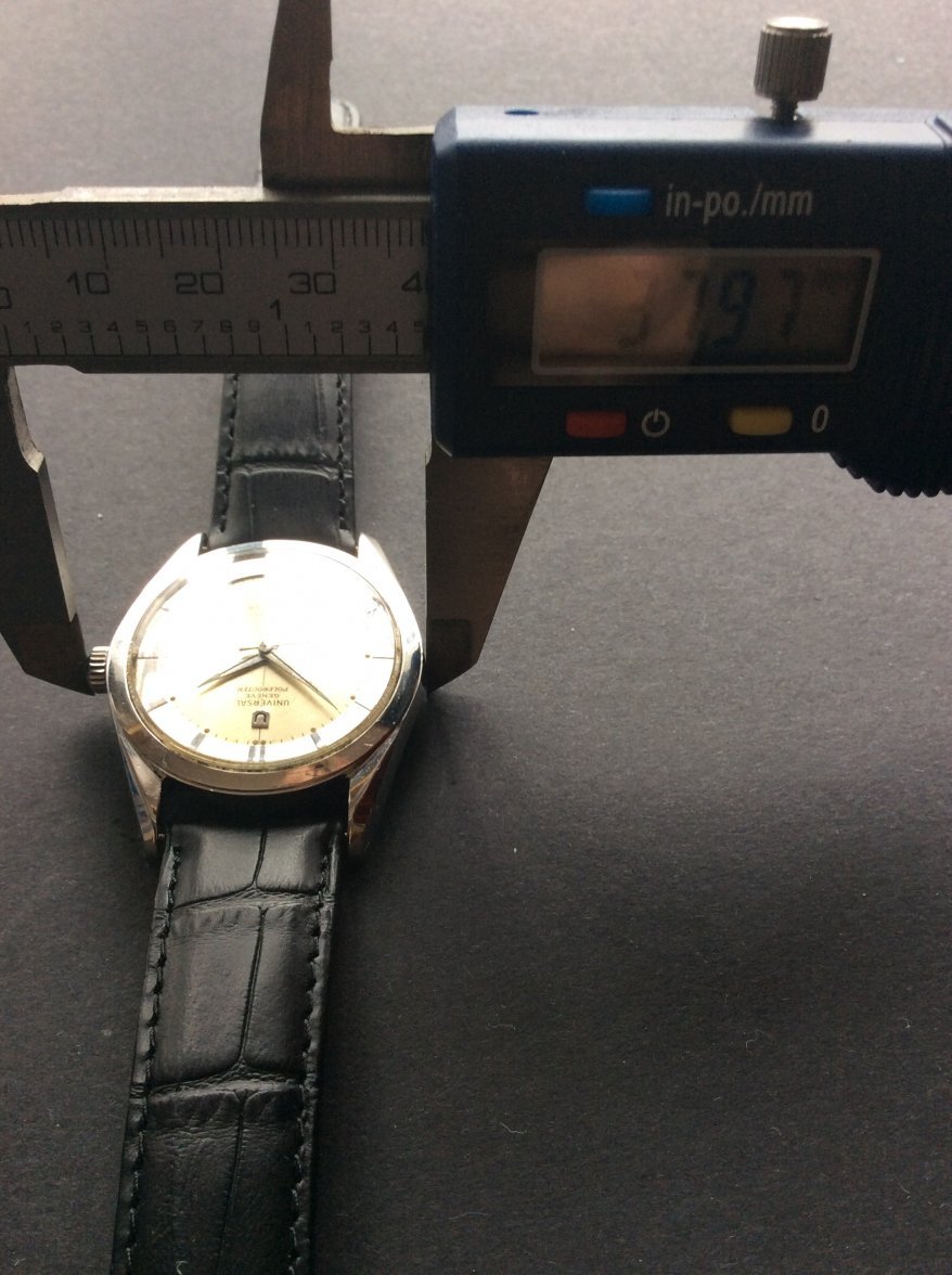 SOLD - Universal Geneve Polerouter, Stainless Steel, Cal. 215, 1950’s ...