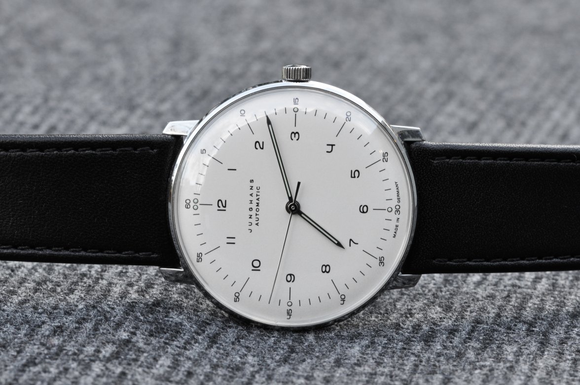 SOLD - Junghans Max Bill Automatic, Leather Strap, 027/3500.00, LNIB ...