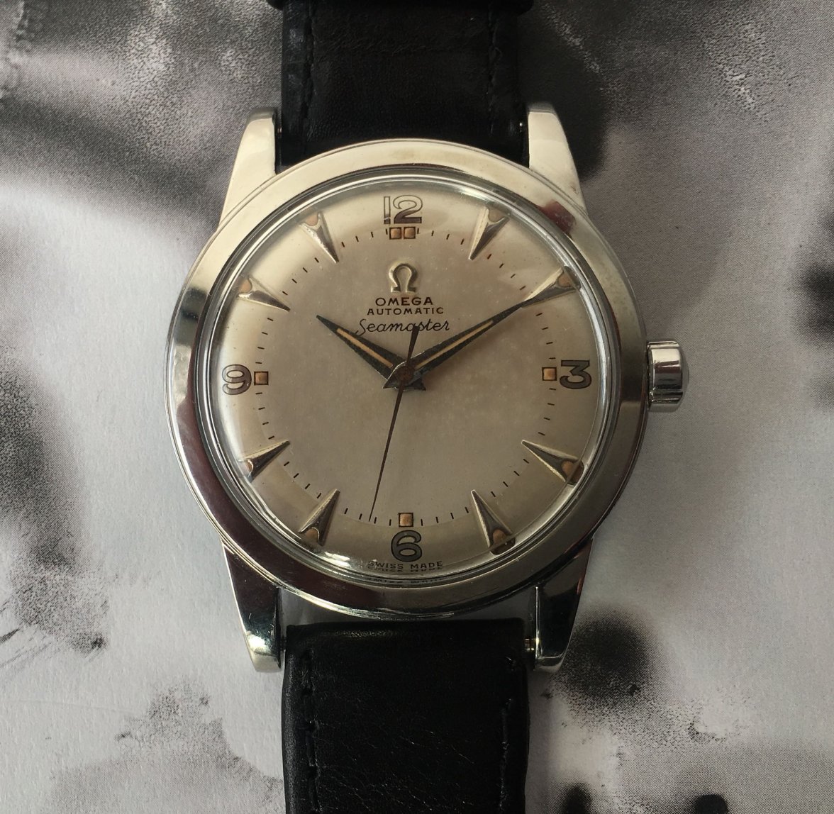 SOLD - Vintage Omega Seamaster Bumper Automatic 2577-6 from 1950 ...