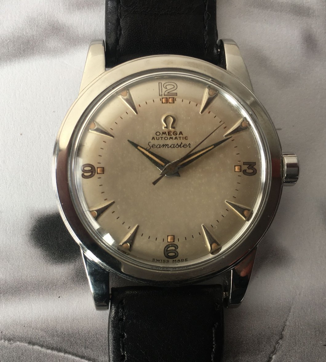 SOLD - Vintage Omega Seamaster Bumper Automatic 2577-6 from 1950 ...