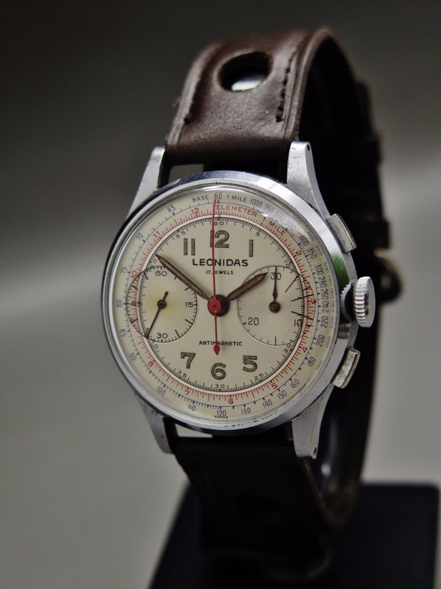 FS: Vintage Leonidas Pre-Heuer Chronograph (1950's?) Tachymeter ...