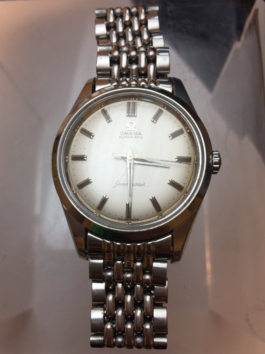 Omega Seamaster 14710 1 SC SS(Staybrite) AT Cal.501/オメガ シーマスター ステイブライト 自動巻/純正風防/竜頭//NATOベルト Omega Seamaster Vintage Wristwatch 14710-1 SC - Shuck the Oyster