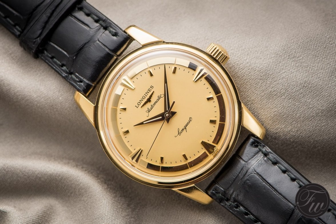 Longines conquest sale heritage gold