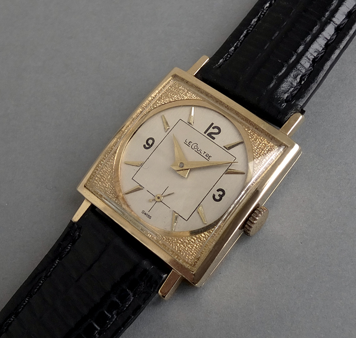 FS: Vintage JLC Jaeger Lecoultre Art Deco c. 1951,14k Gold Square Watch ...