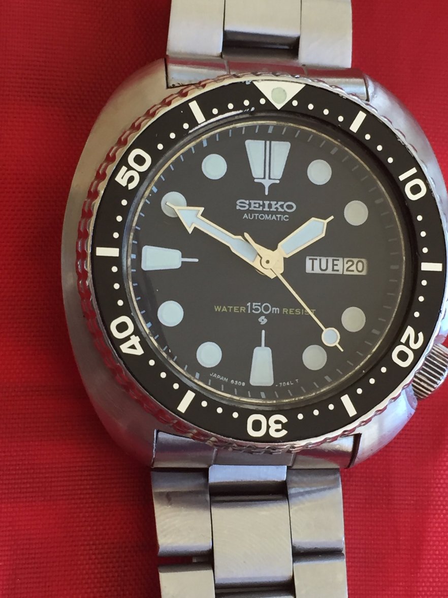 SOLD - Vintage Seiko 6309-7049 Turtle Dive Watch + Steel Oyster ...