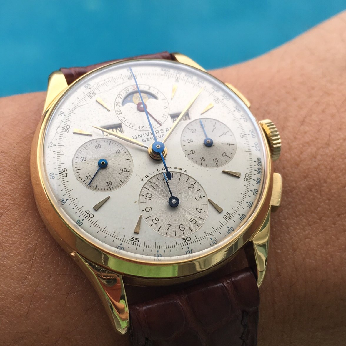 tamu Tri-Compax 22543 circa 1945 | Omega Watch Forums
