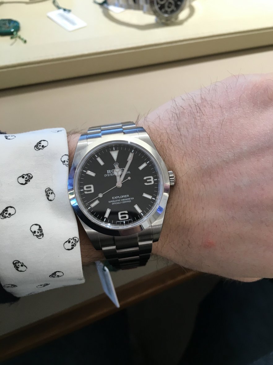 Rolex Explorer I - input needed - lots 