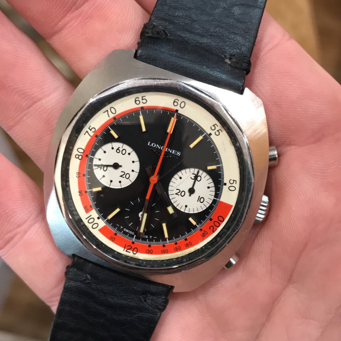 SOLD Longines 8226 3 Chronograph. Valjoux 72. Totally original