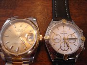 Breitling and Rolex.JPG