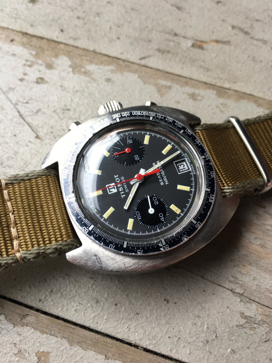 SOLD - Vintage Tissot Seastar Navigator Chronograph - Reduced Price ...