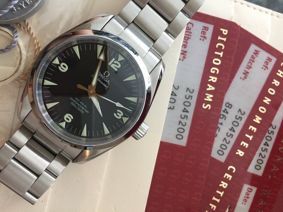 SOLD - Omega Railmaster 36mm case- 2504 