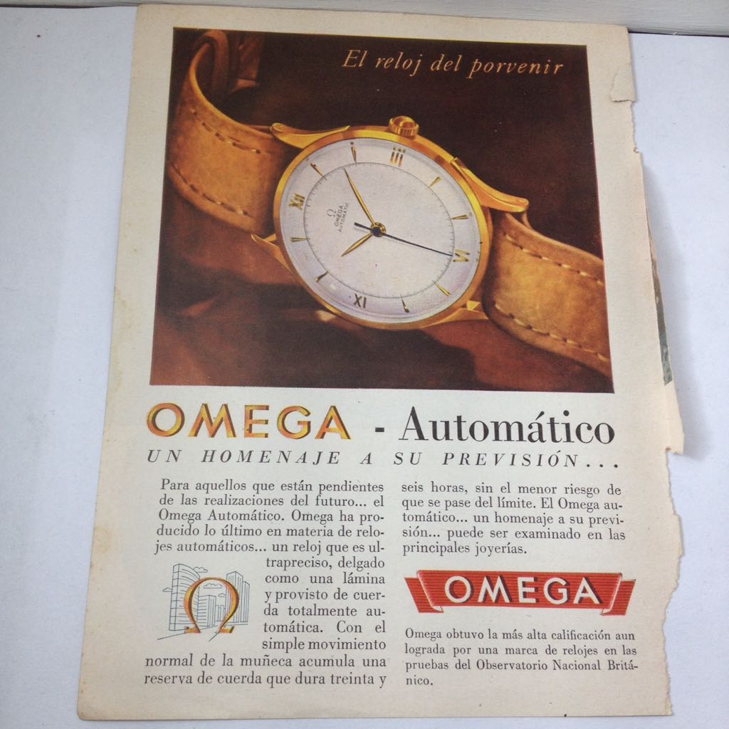 50's Omega Automatic Ad Omega Forums