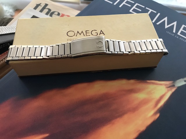 SOLD - Rare NOS 1971 OMEGA Seamaster Diver Stretch Steel Bracelet Ref ...