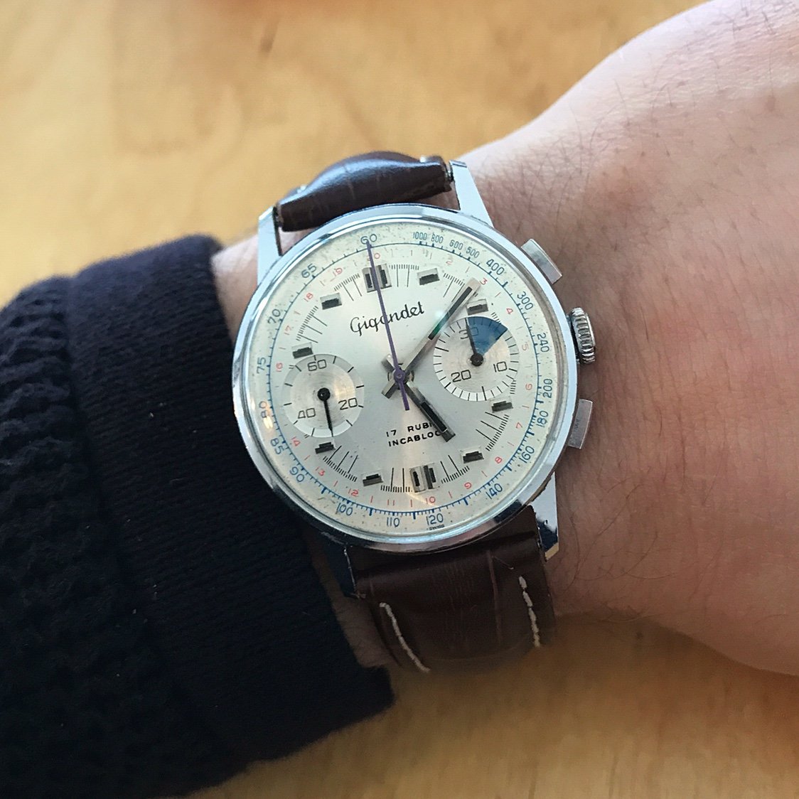 FS - Rare Vintage Gigandet Chronograph | Omega Forums