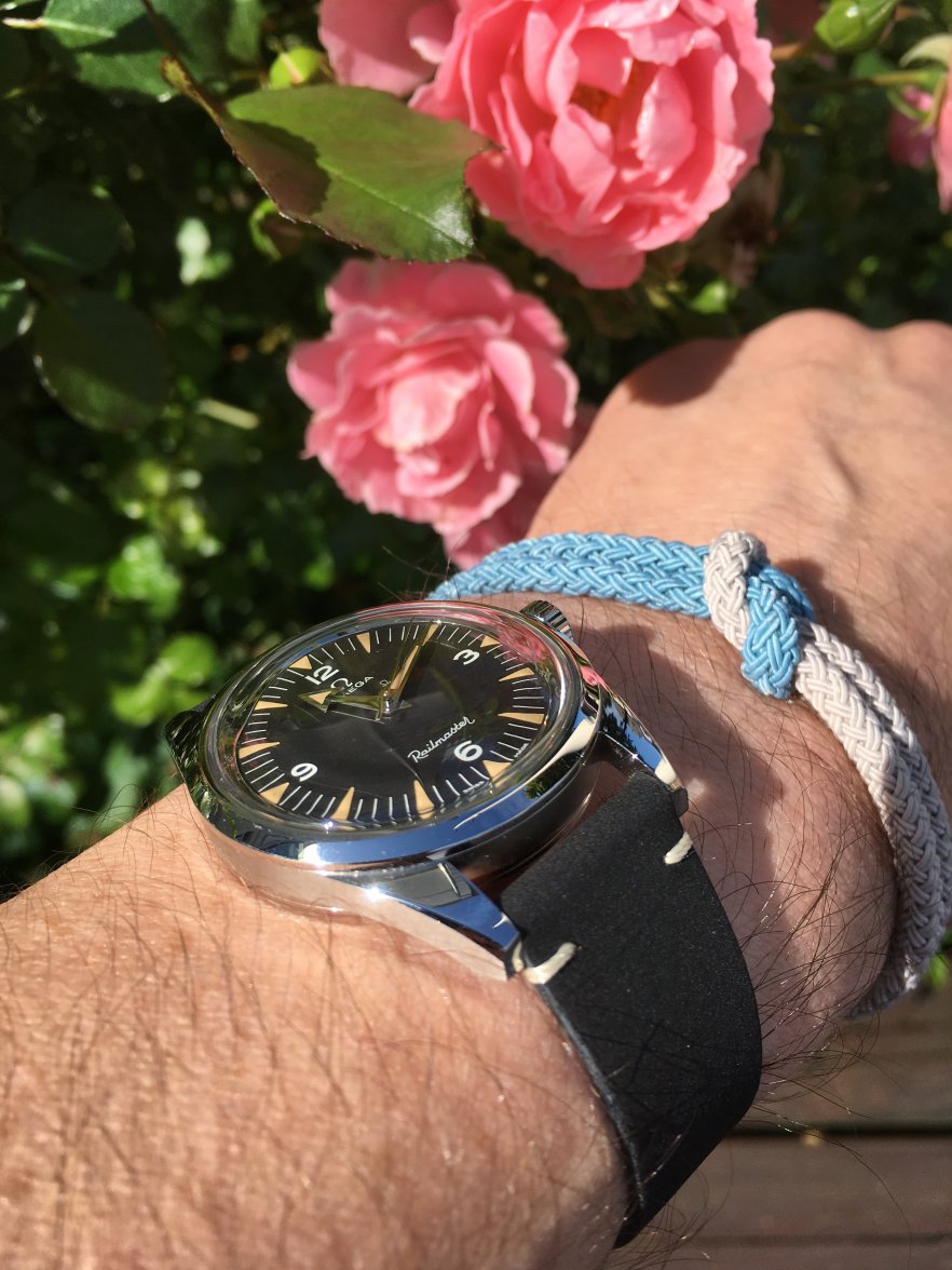 Photo 7 Railmaster Leather Strap Omega.JPG