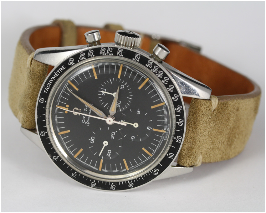 omega speedmaster suede strap