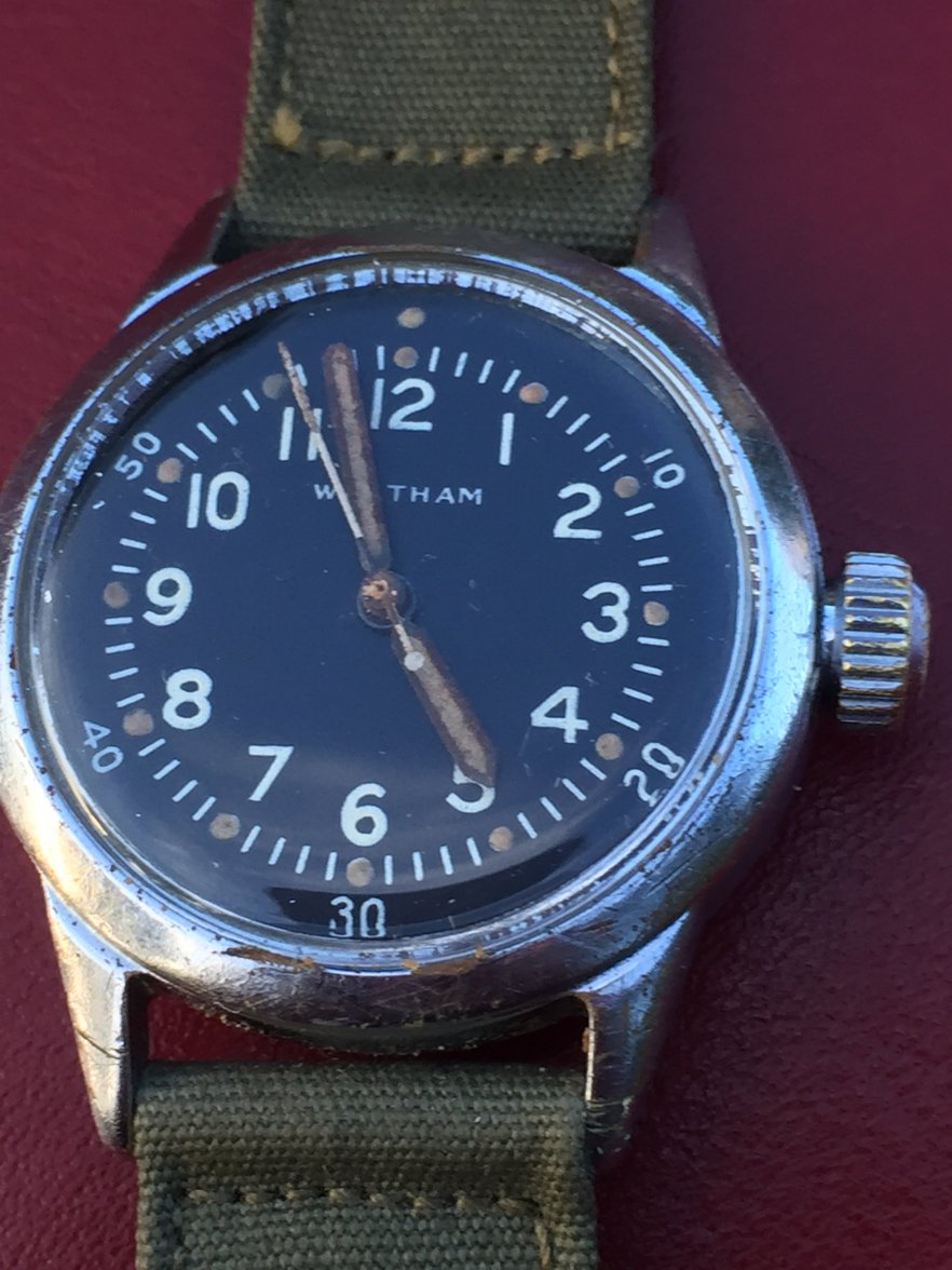 SOLD - Real WWII US Navy Pilot/Navigator Watch + WWII New Old Stock ...