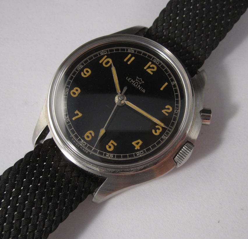 SOLD - Lemania ref 30-63, civilian version of the Tg 195 | Omega Forums