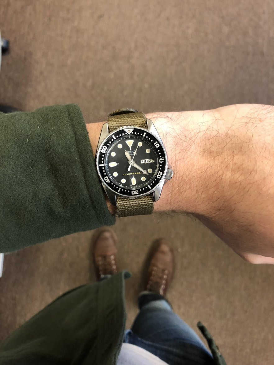 Seiko SRP77x, does it work on a small wrist? | Omega Forums