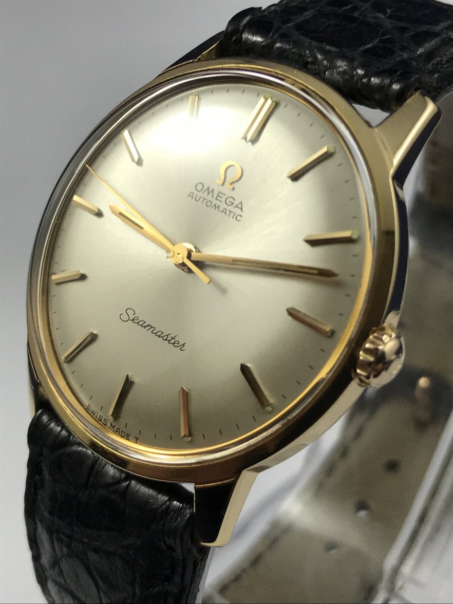 FS: 1964 Omega Seamaster Automatic in solid 18k Rose Gold -- Excellent ...