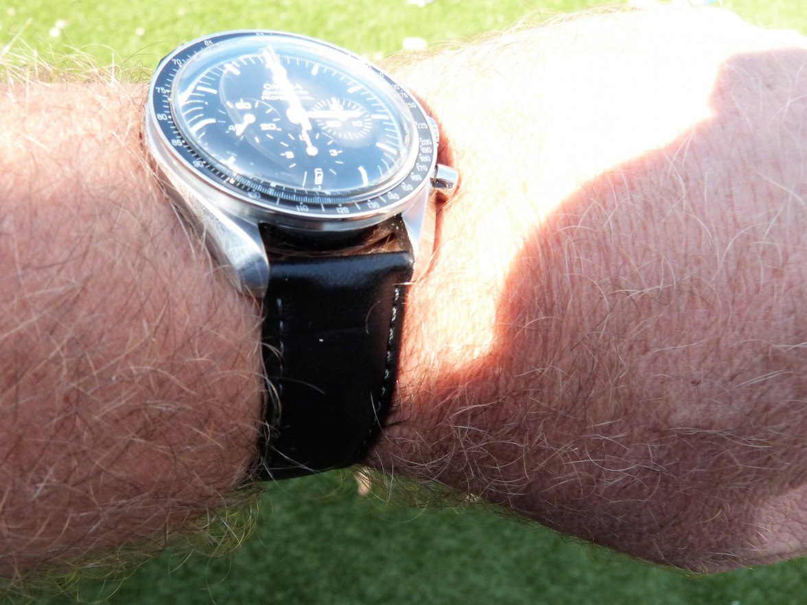 speedy leather on wrist.jpg