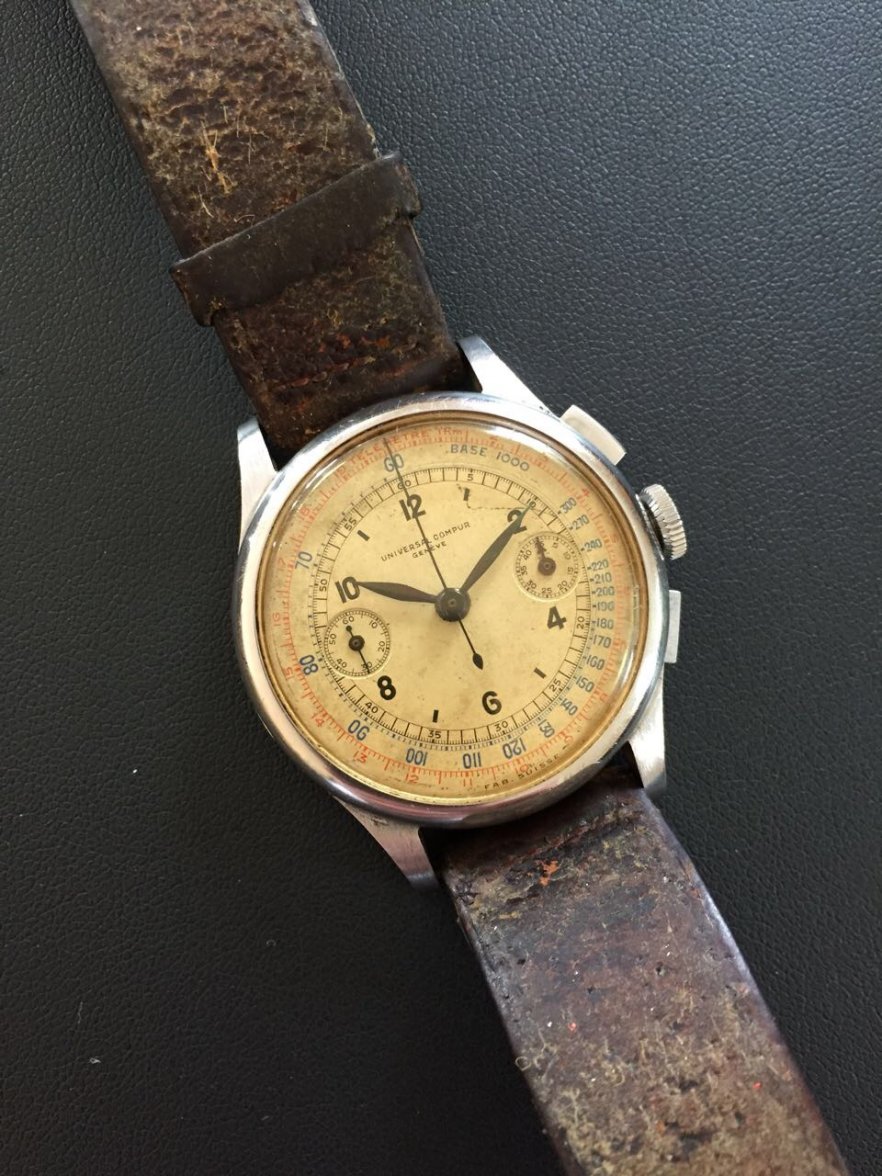 Early "Universal Compur Geneve" Chrono "Fab. Suisse" Omega Forums