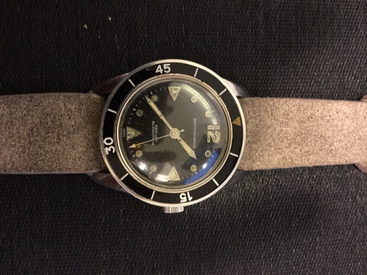 1960 Blancpain FF Bathyscape - is it right? | Omega Forums