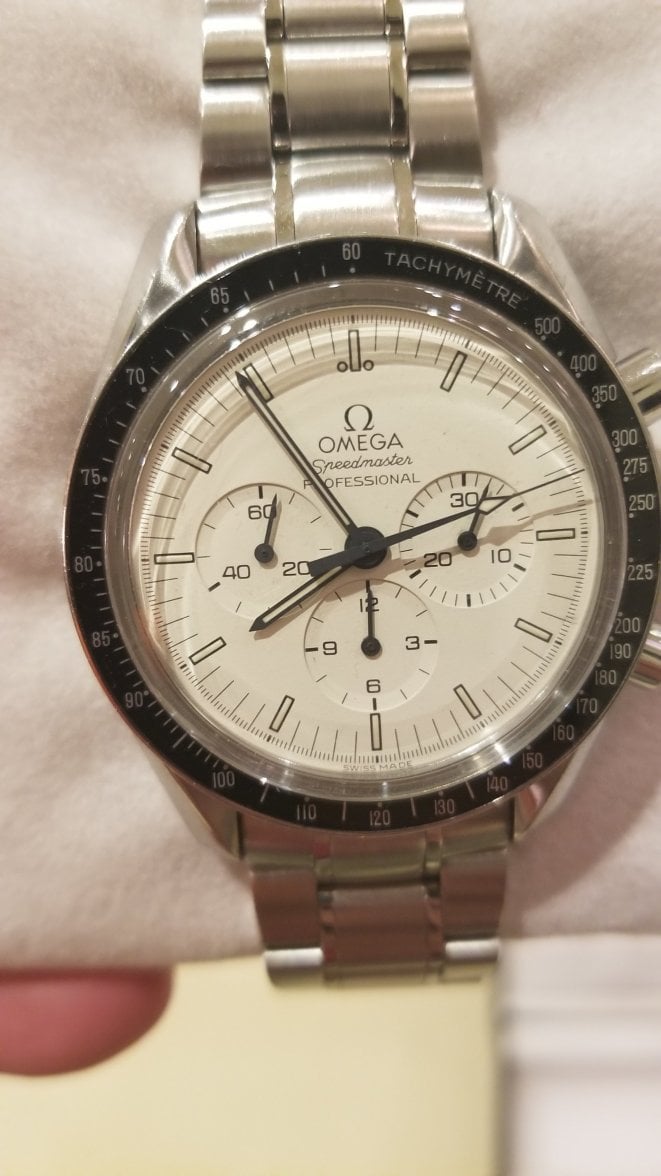 omega speedmaster bianco