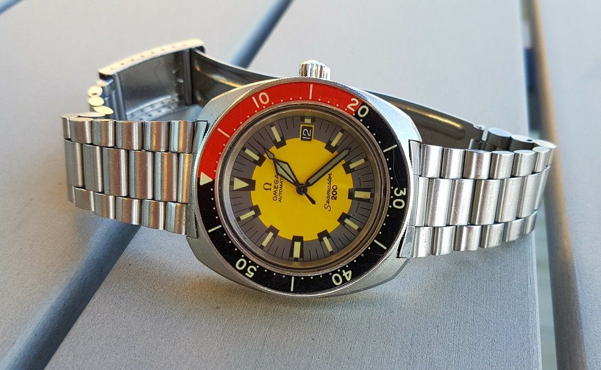 Omega on sale seamaster banana