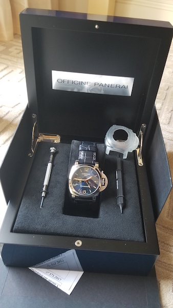 SOLD Panerai PAM 688 Blue Dial 42mm Luminor GMT Limited Edition Full Set Omega Watch Forums