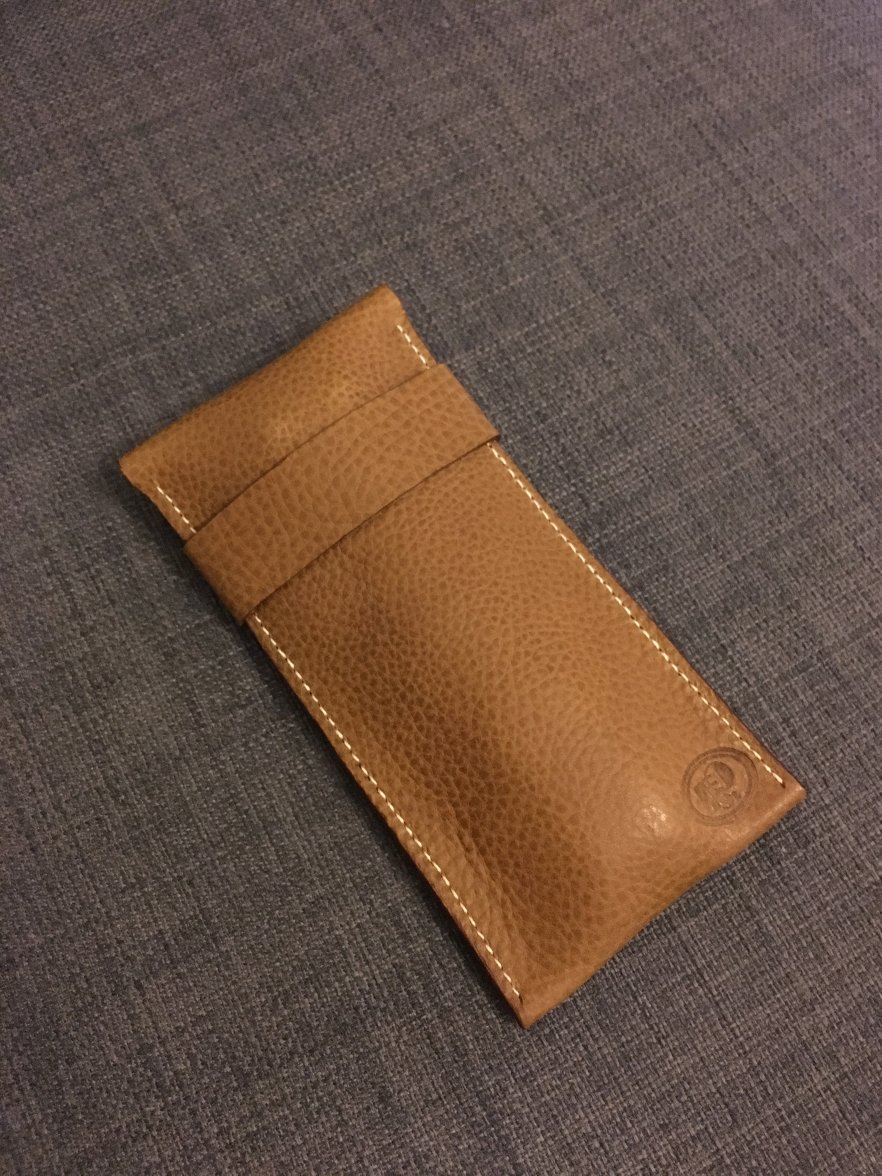 SOLD - Handmade single watch leather pouch | Omega Forums