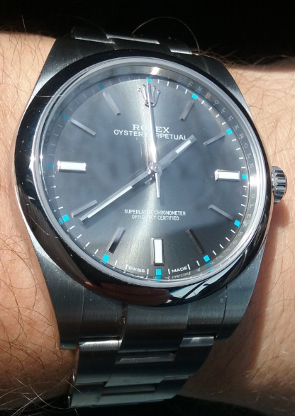 Op39 Rhodium SOLD - Rolex Oyster Perpetual 114300 OP39 Rhodium Grey - $3850 | Omega ...