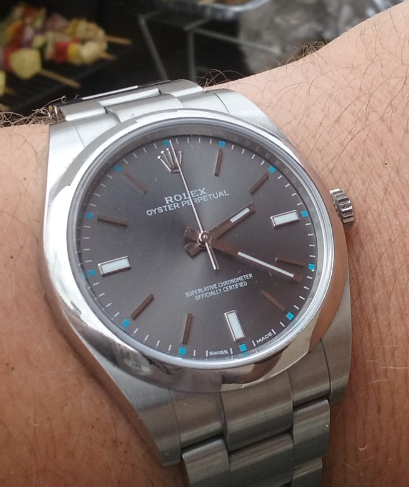 Op39 Rhodium SOLD - Rolex Oyster Perpetual 114300 OP39 Rhodium Grey - $3850 | Omega ...