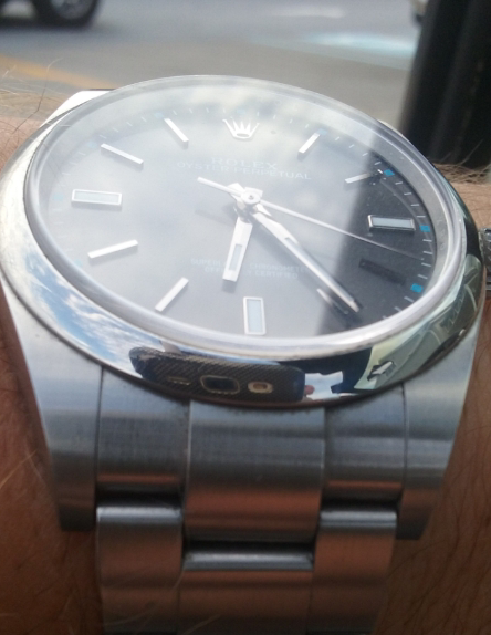 Op39 Rhodium SOLD - Rolex Oyster Perpetual 114300 OP39 Rhodium Grey - $3850 | Omega ...