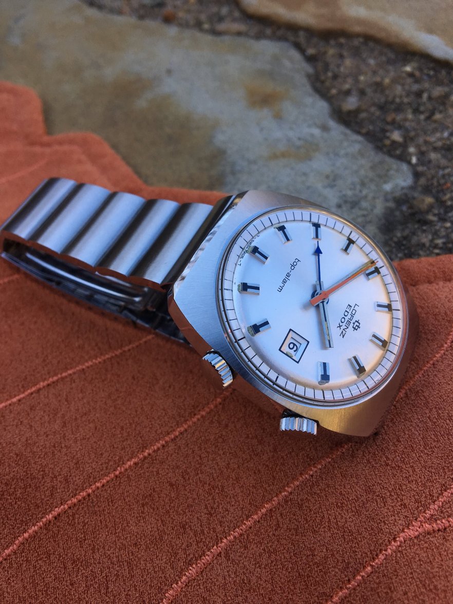 SOLD - Near-mint '70s Lorenz Edox Top-Alarm, $480 | Omega Watch Forums