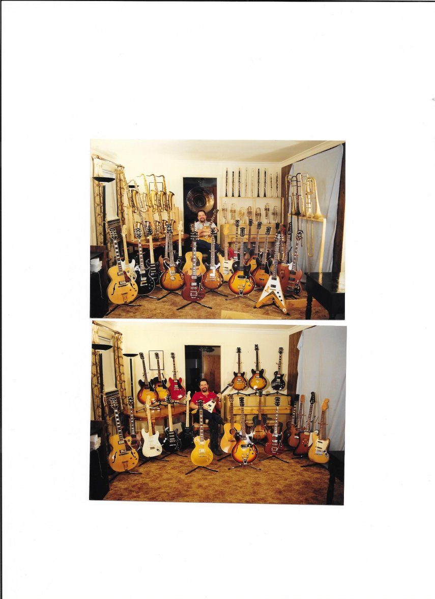 Tom's instrument collection 1997.jpg