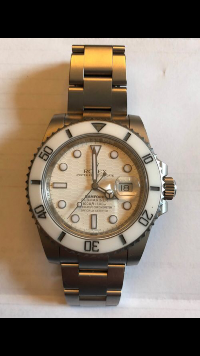 Bamford Rolex Submariner In White | Omega Forums