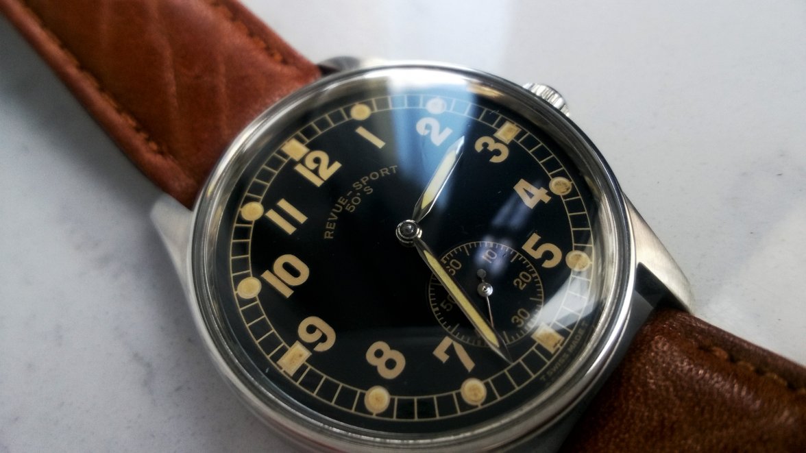 SOLD - Revue Thommen Revue-Sport 50's Limited Edition Serviced