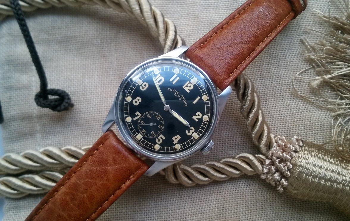 SOLD - Revue Thommen Revue-Sport 50's Limited Edition Serviced